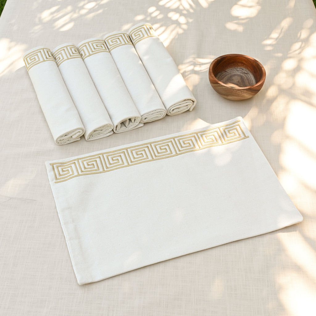 Greek Placemats Set