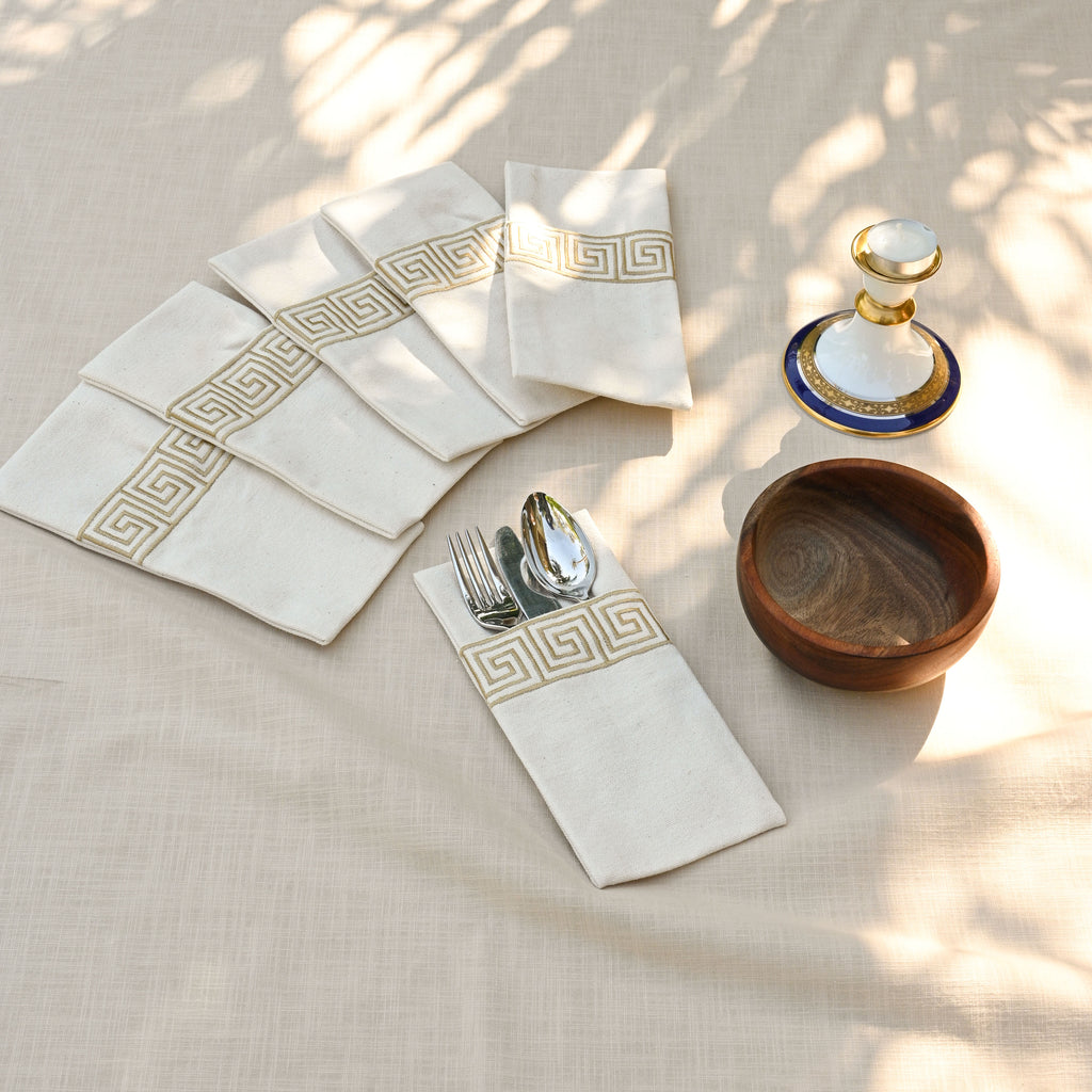 Greek Cutlery Holder Set