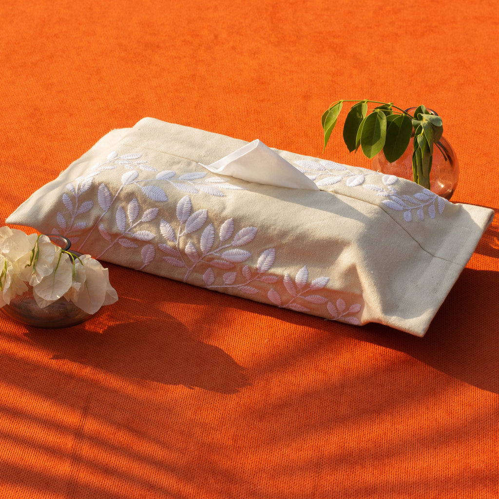Summer Leave Tissue Box Cover