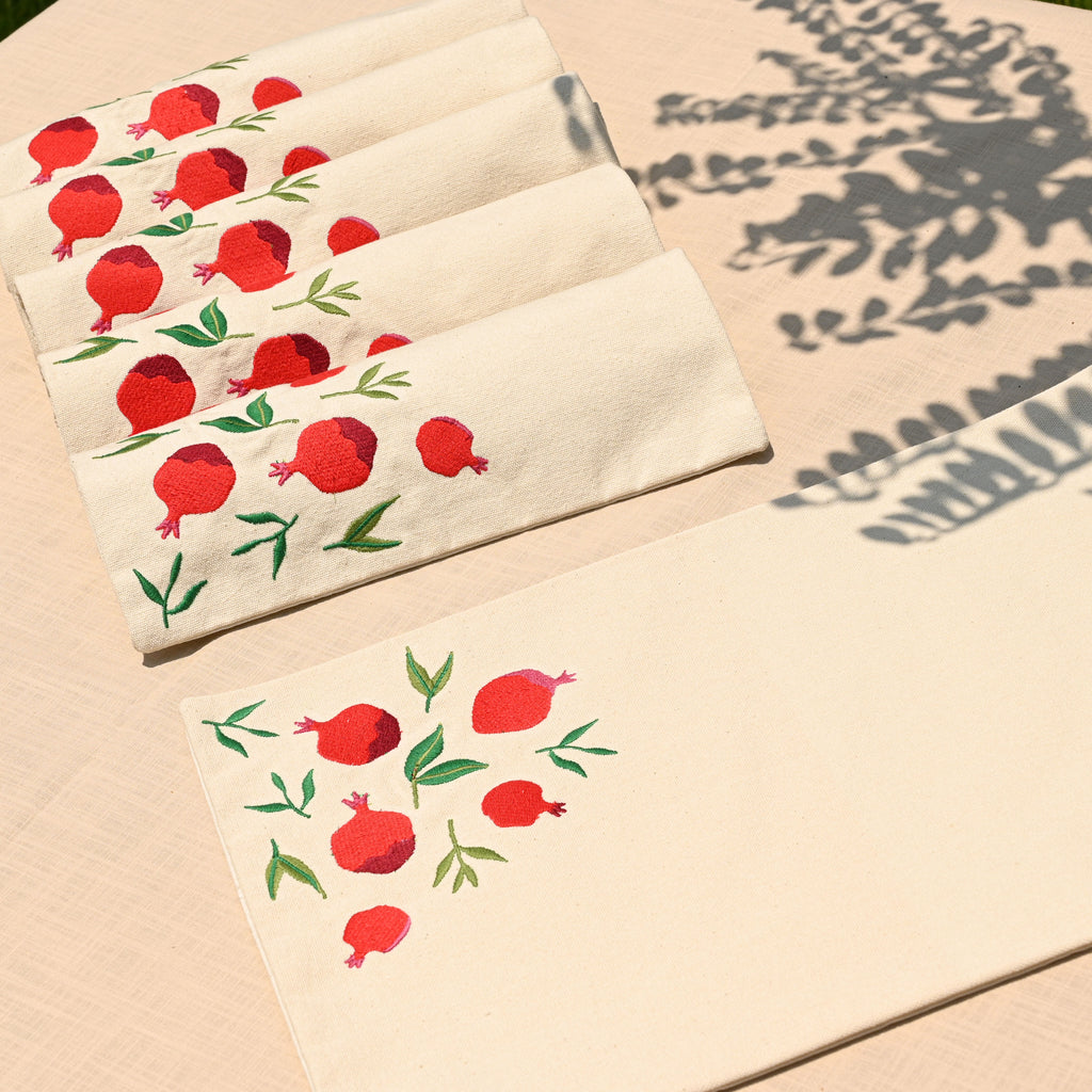 Pomegranate Placemat Set