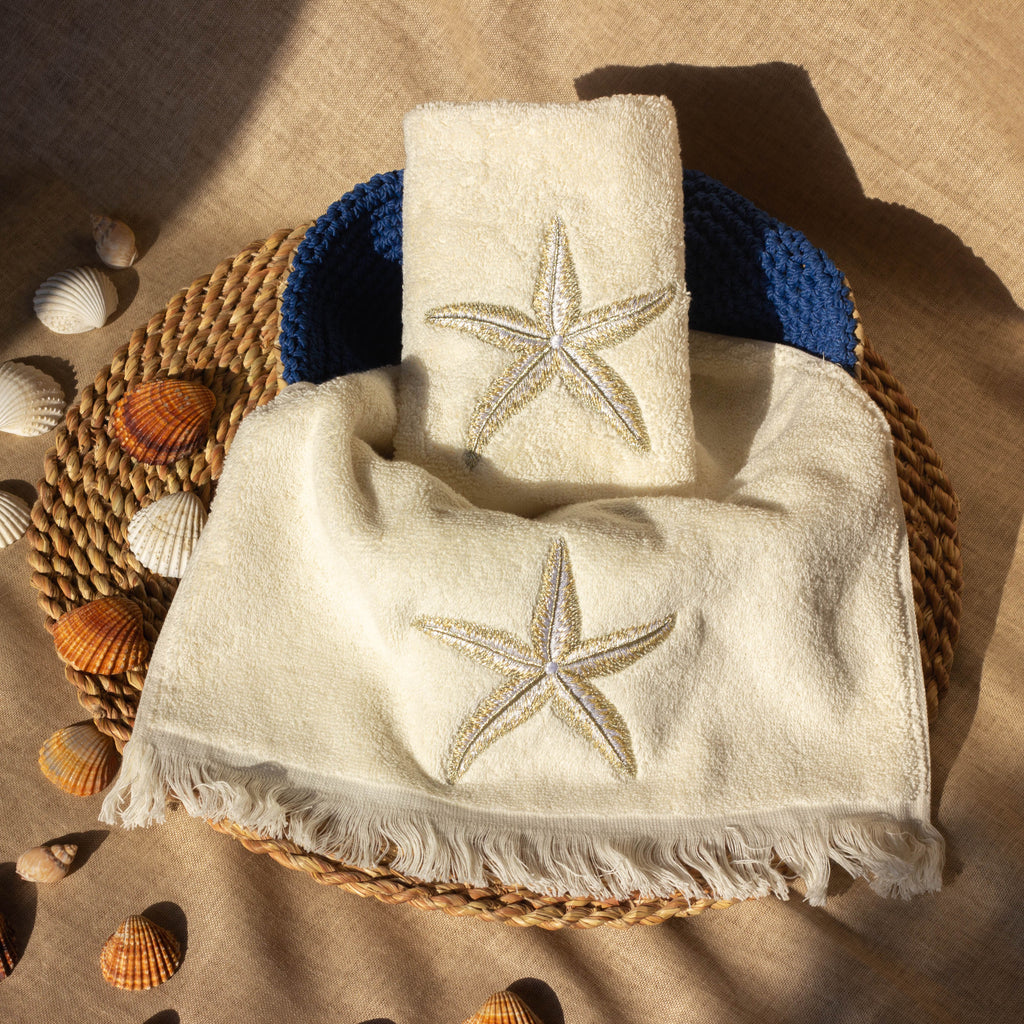 Starfish Guest Towel Set