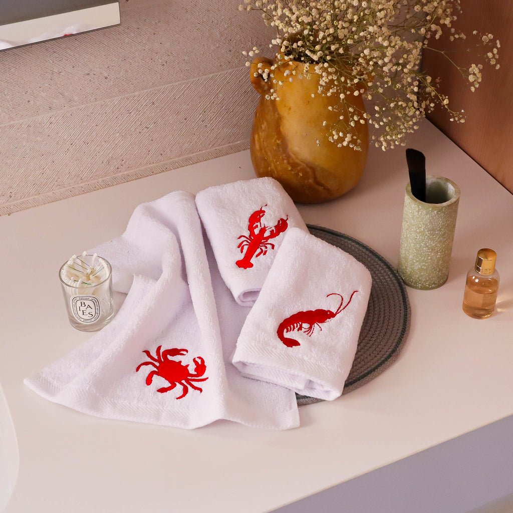 Shellfish Guest Towels Set