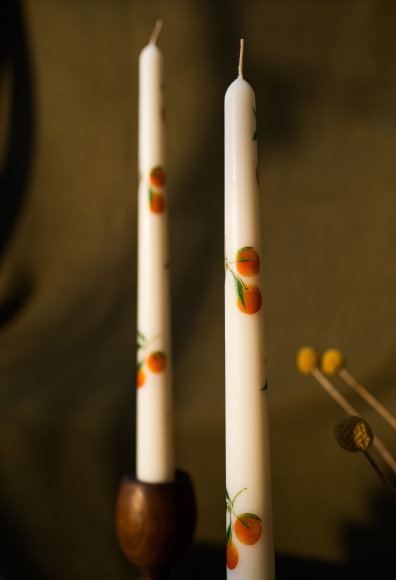 Painted Candle Taper