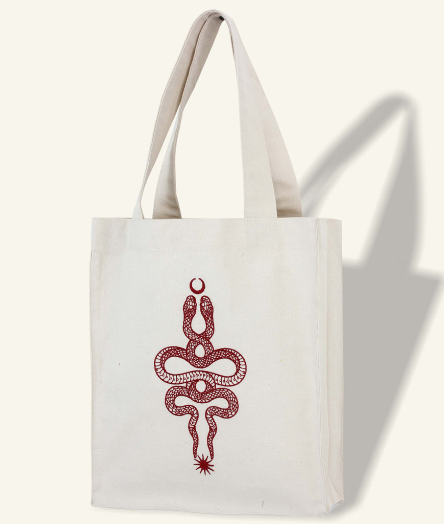 Eclipse Serpent Tote Bag