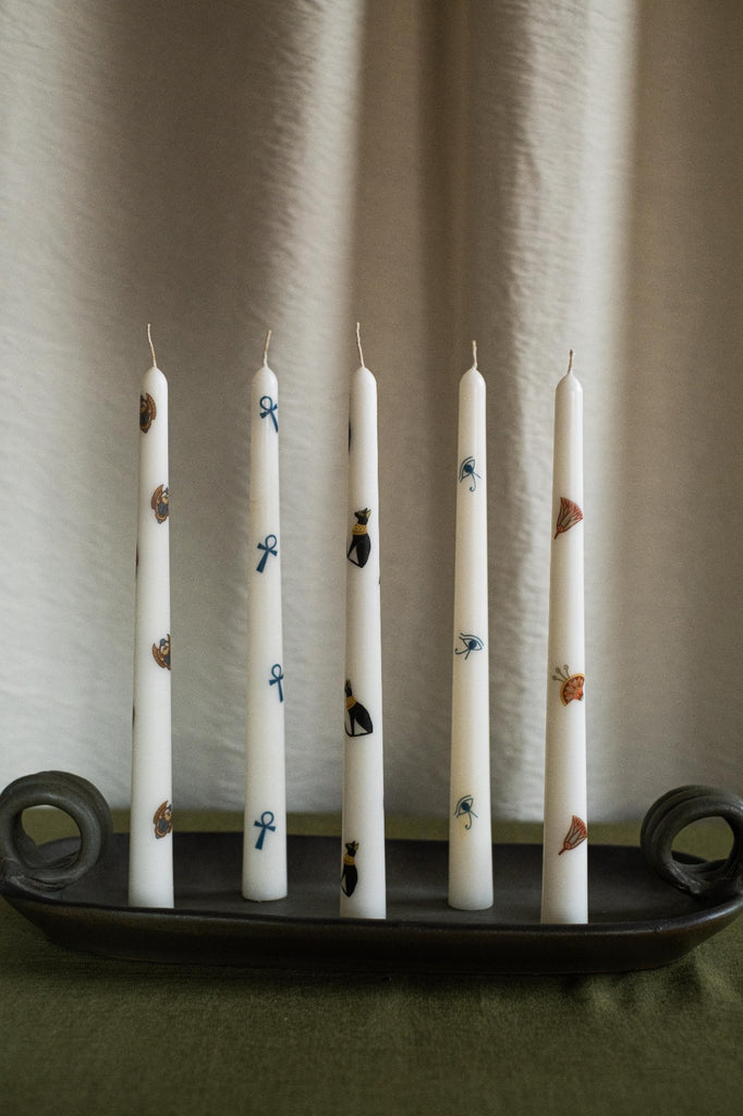 Bastet Taper Candle