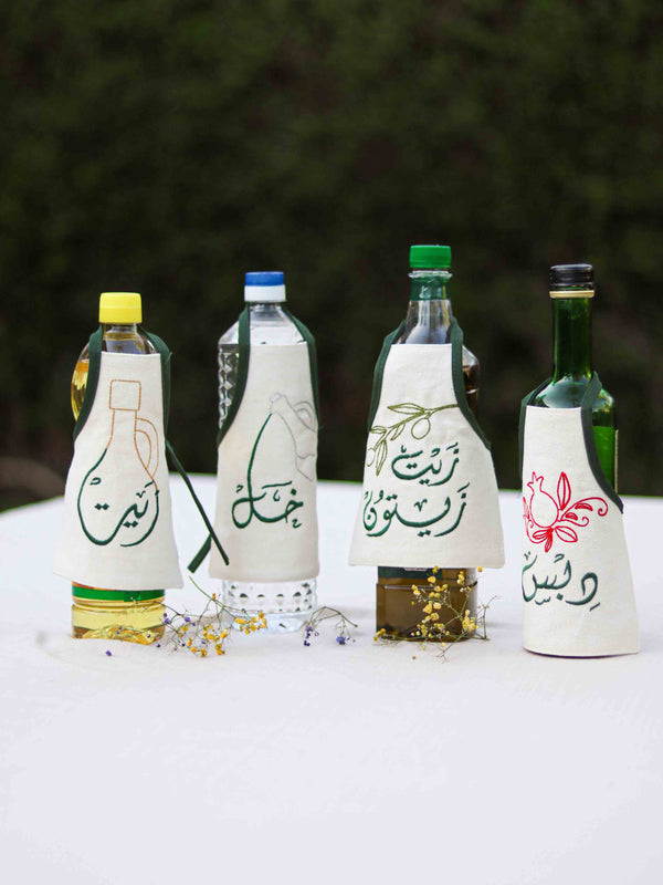 Staples Bottle Apron Set