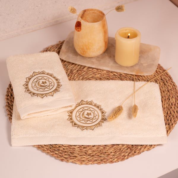 Crescent Mandela Guest Towels Set