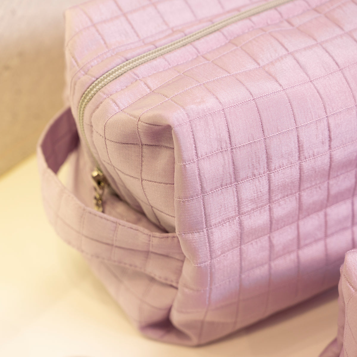 Quilted Makeup Bag