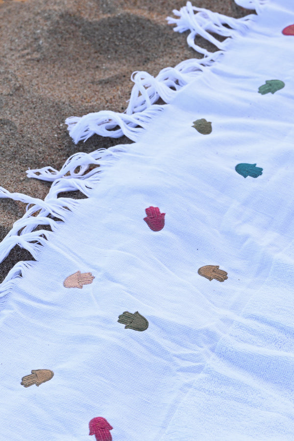 Khamsa Beach Towel