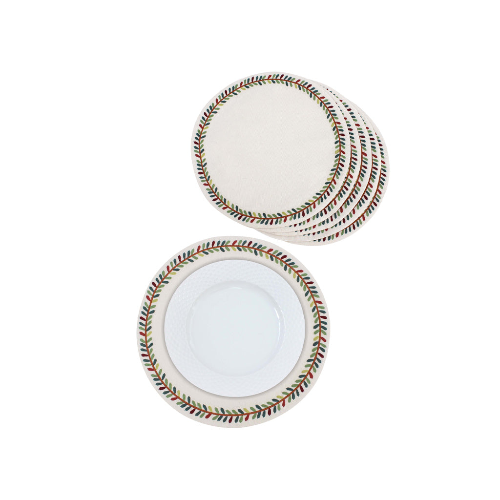 Fall Wreath Placemat Set