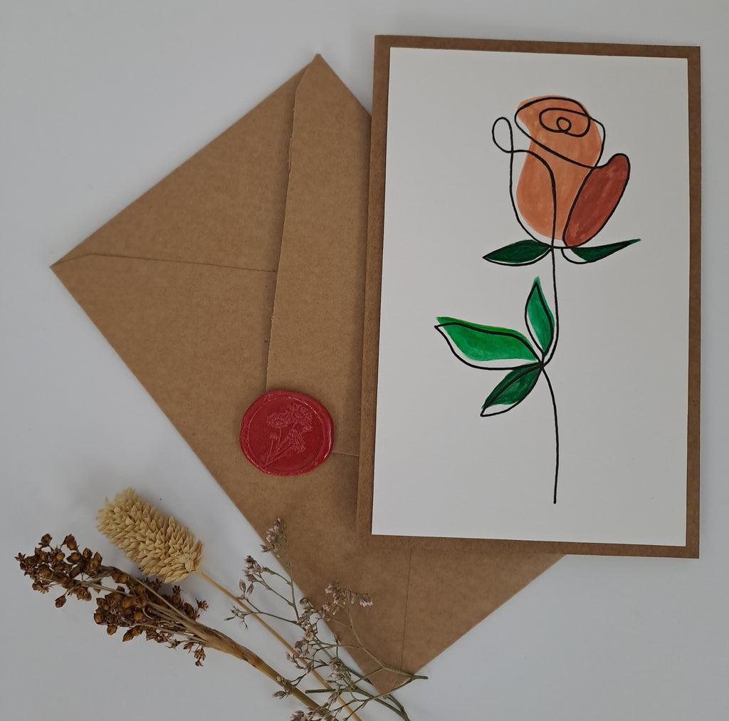 Floral Greeting Card
