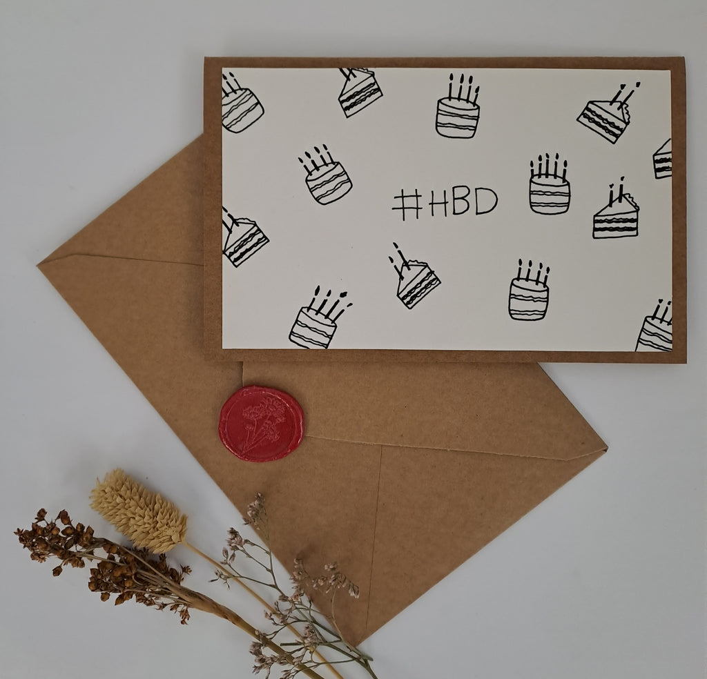 #HBD Greeting Card