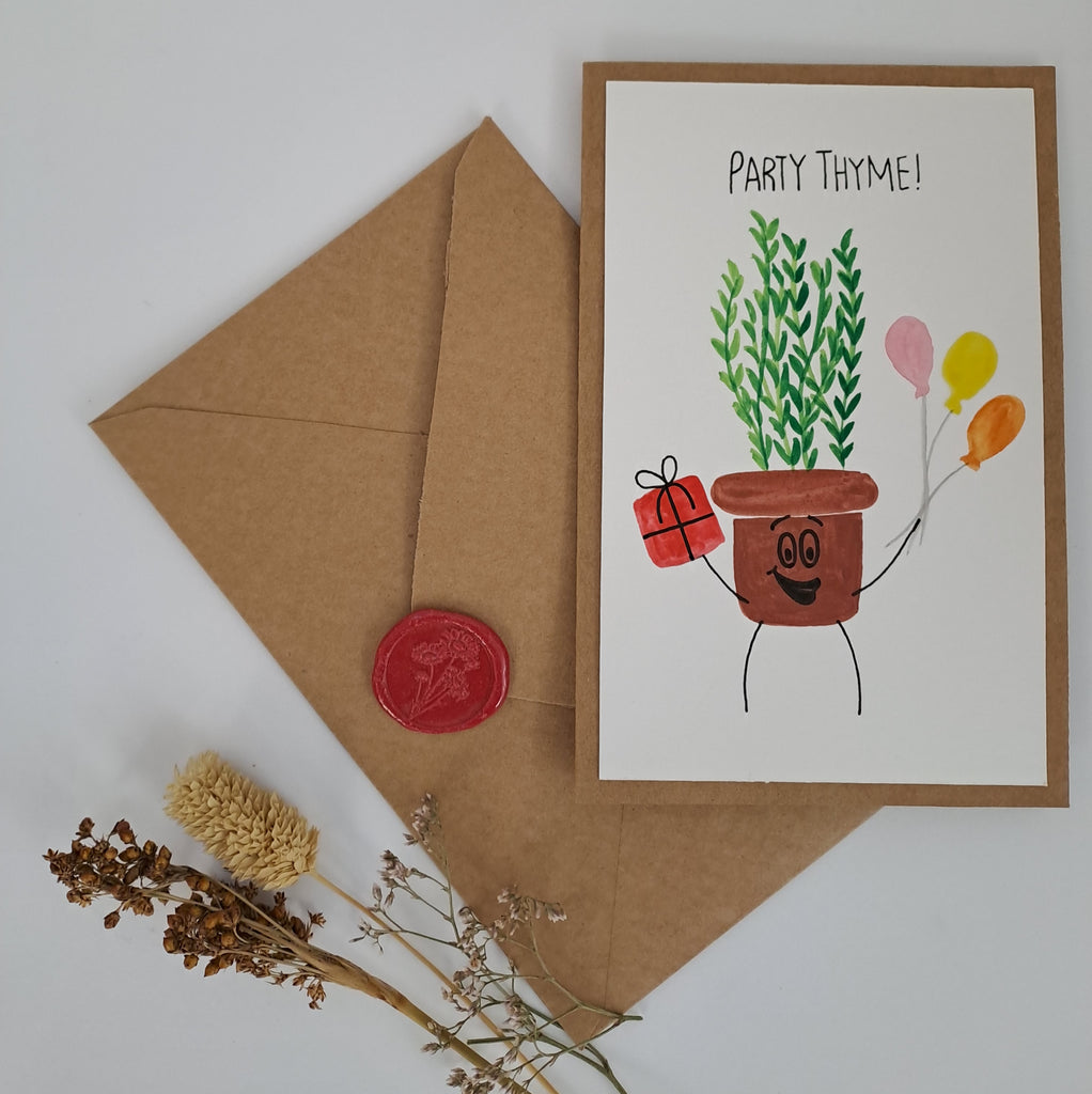 Party Thyme Greeting Card