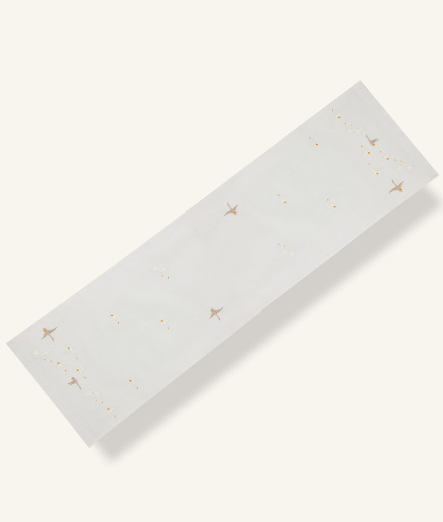 Feather Flock Table Runner