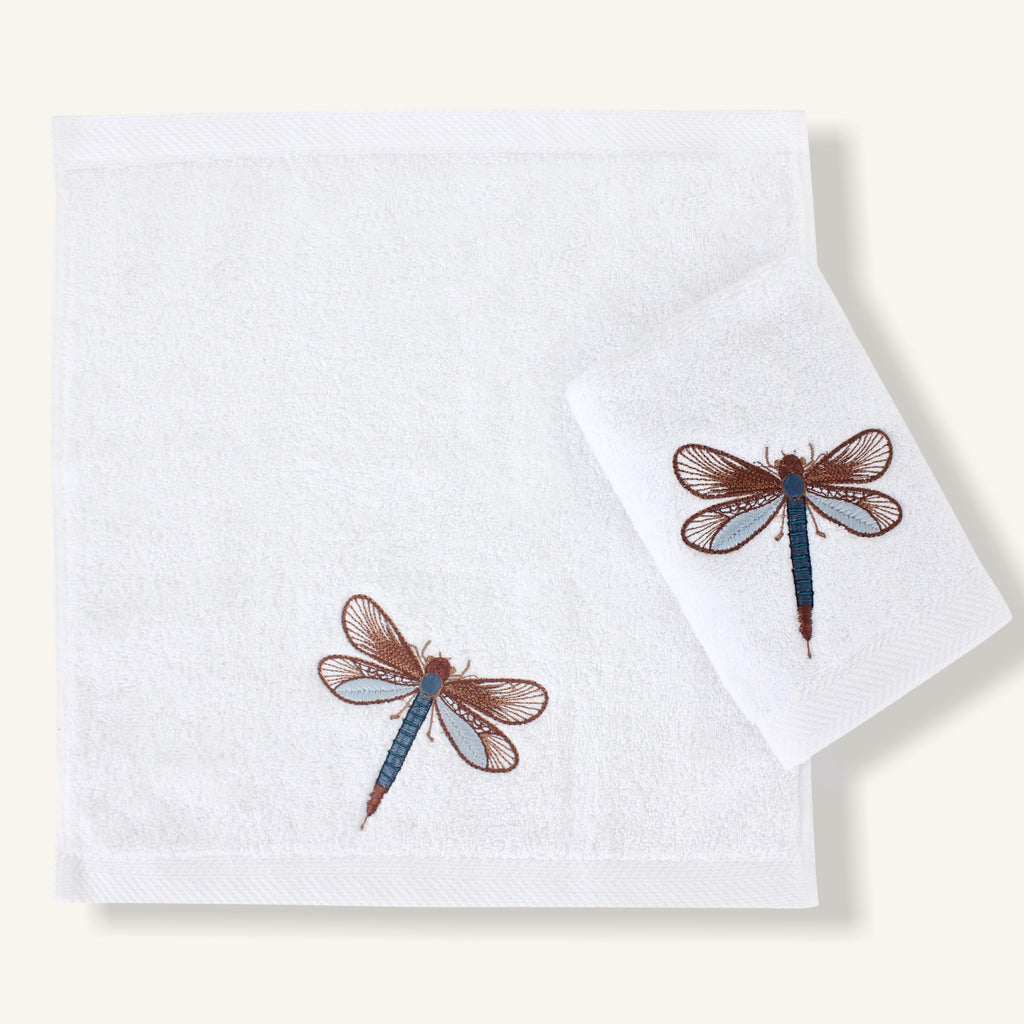 Dragonfly glow Guest Towel Set