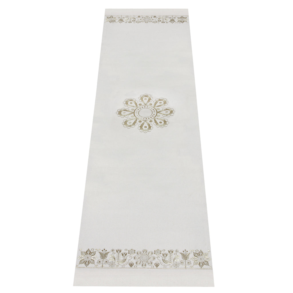 Golden Scandi Garden Table Runner