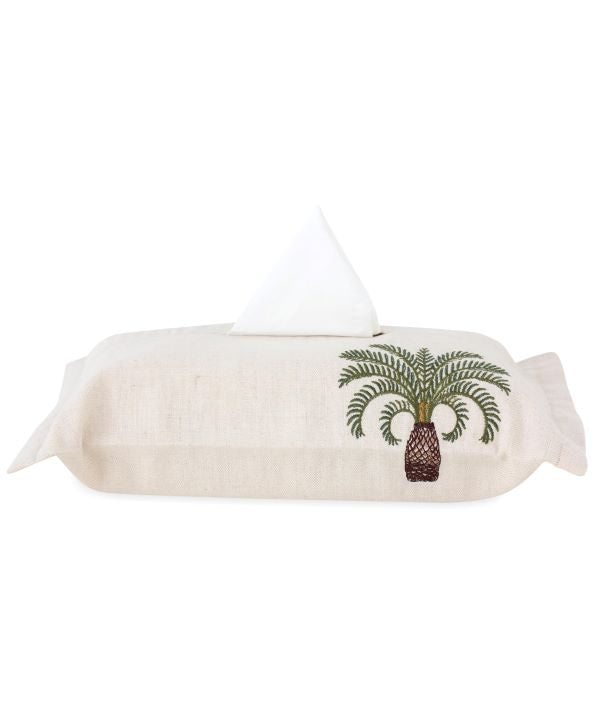 Lina Linen Tissue Box Cover