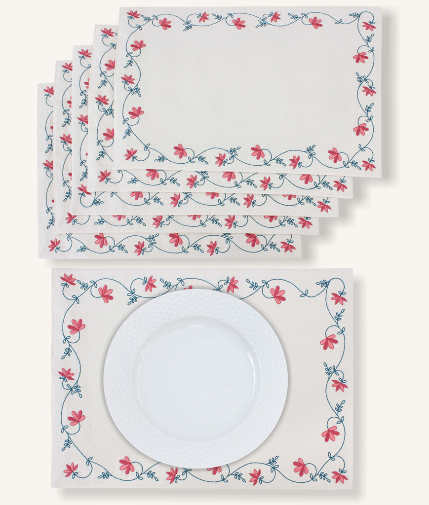 Spring Blossom Placemats Set