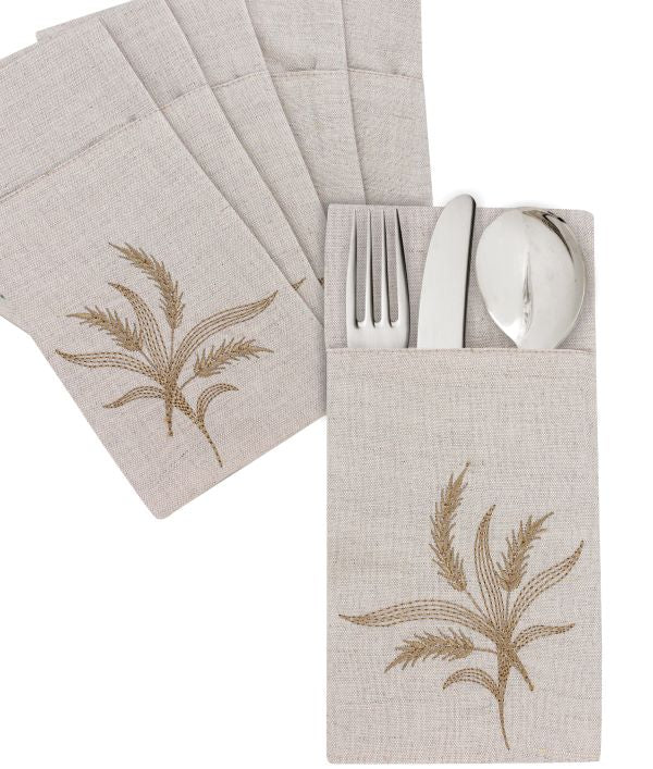 Golden Harvest Cutlery Sleeve Set