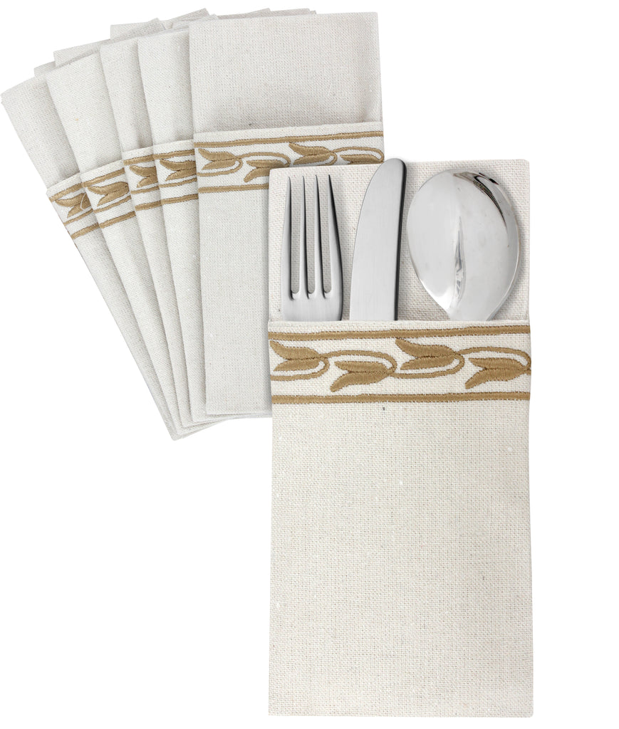 Lotus Chain Cutlery Holder Set