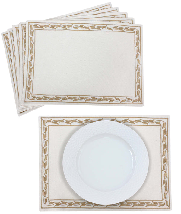 Lotus Chain Placemats Set