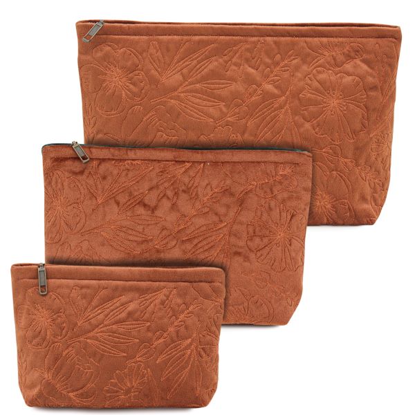 Flora Velvet Pouches