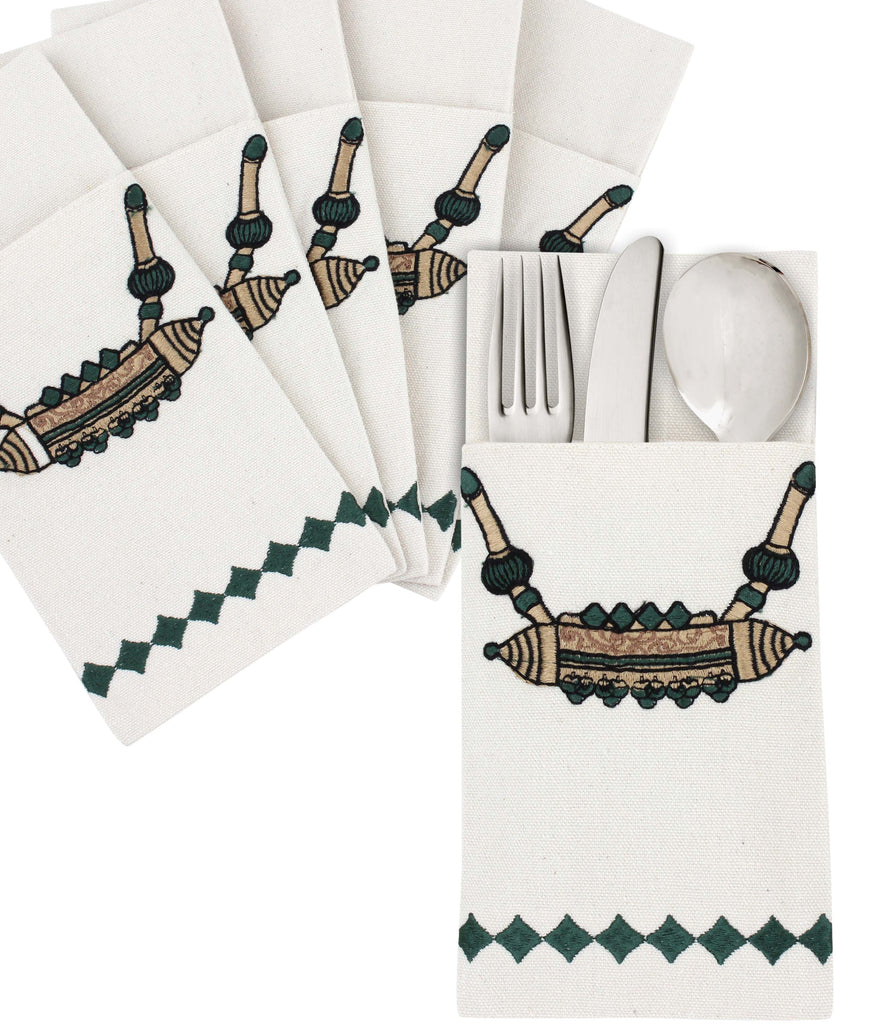 Zinah Cutlery Sleeves Set