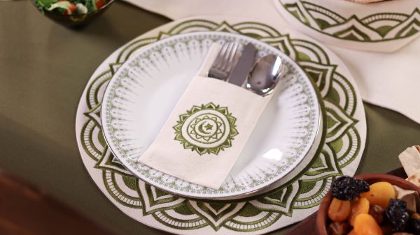 Crescent Mandela Cutlery Sleeves Set Of 6