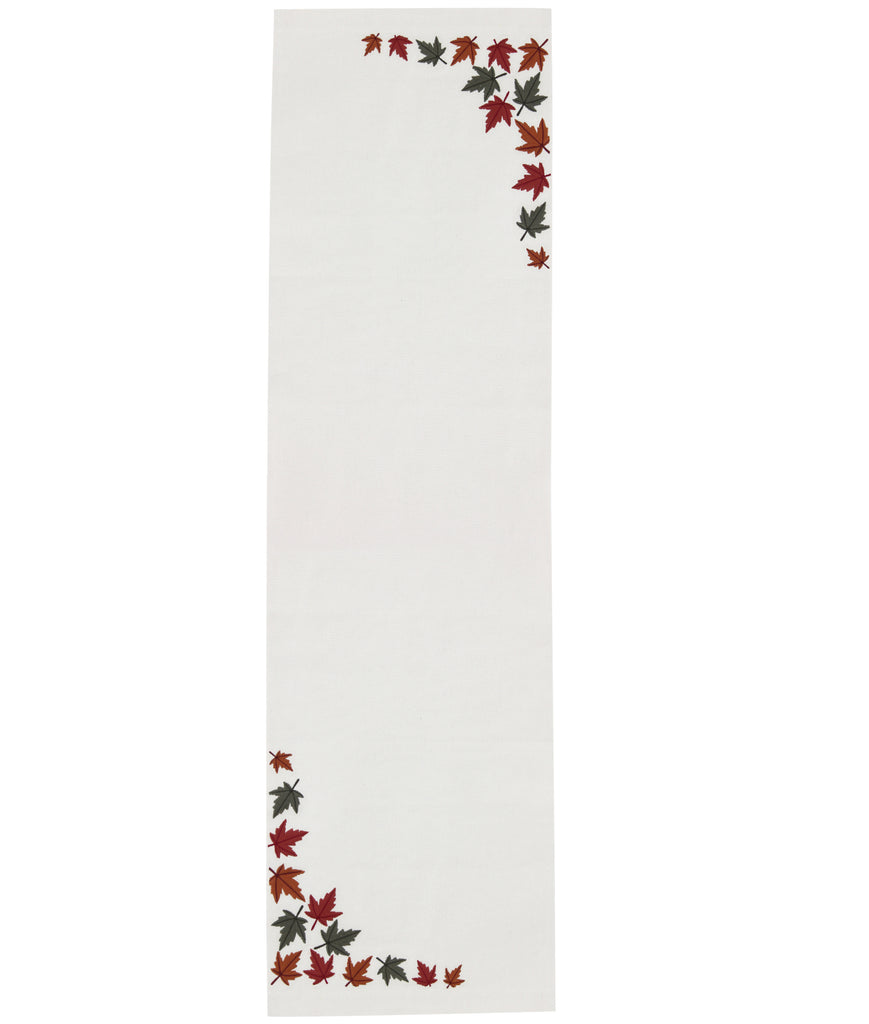 Maple Leaves Table Runner