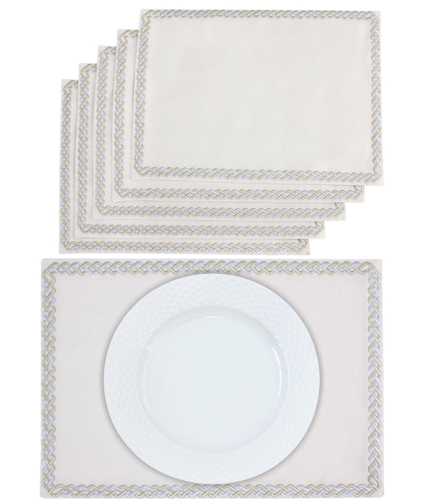 The Regal Braid Placemats Set