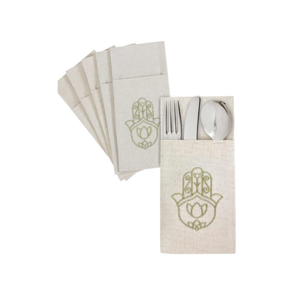Khamsa Cutlery Holder Set