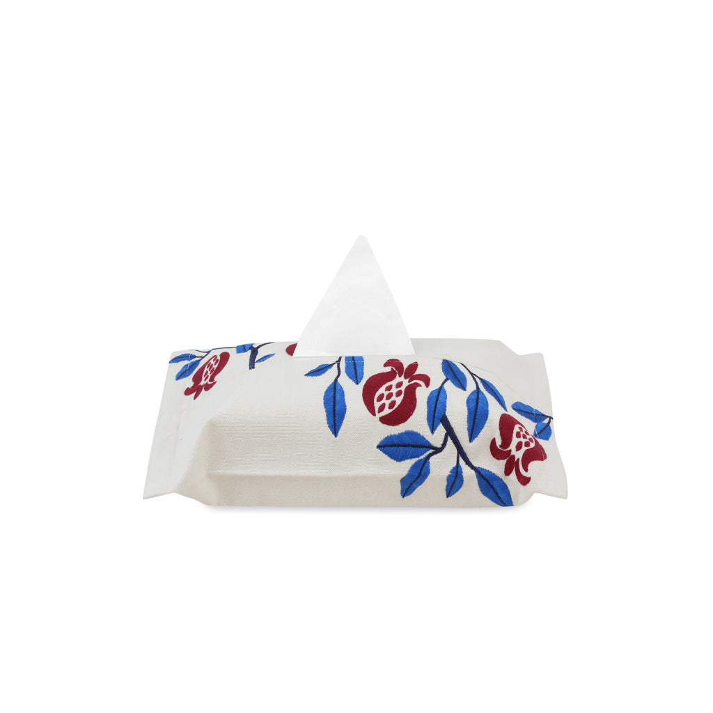 Pomegranate Field Tissue Box Cover