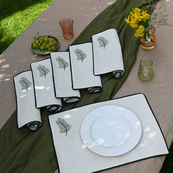 Spring Leaf Placemat Set