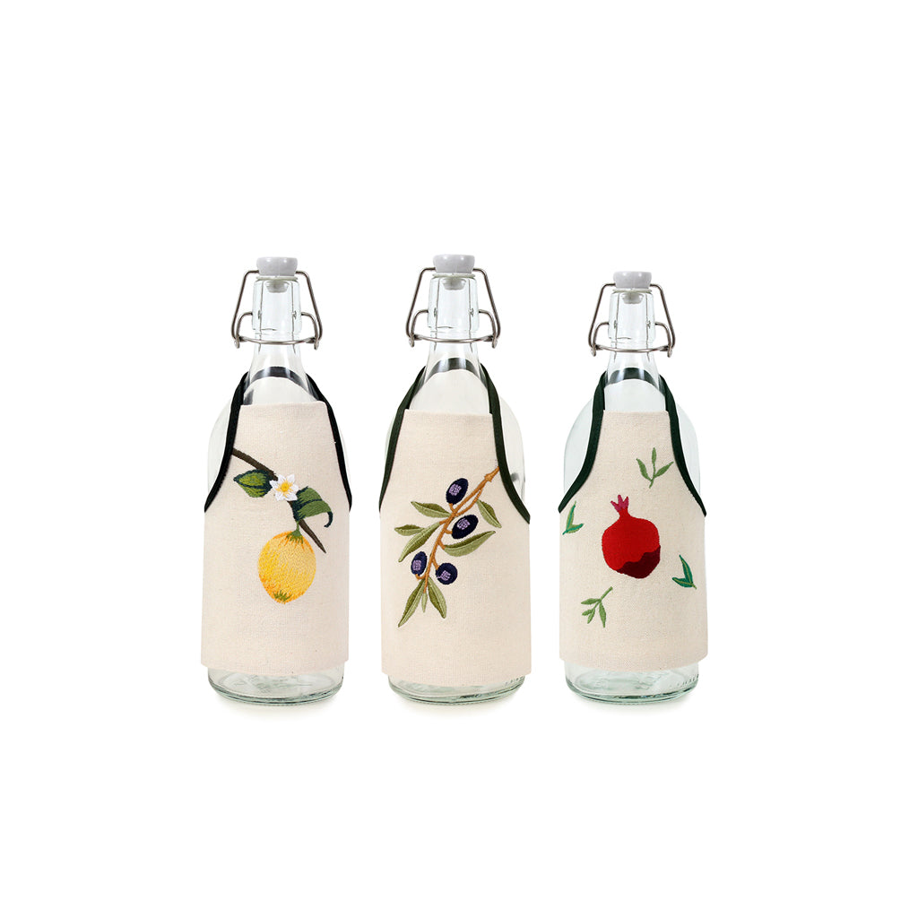 Blooms Bottle Apron Set